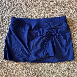 Navy blue swim skirt